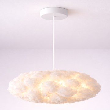 Brilagi - Candeeiro suspenso em cabo SOLEAIR 1xE27/60W/230V branco