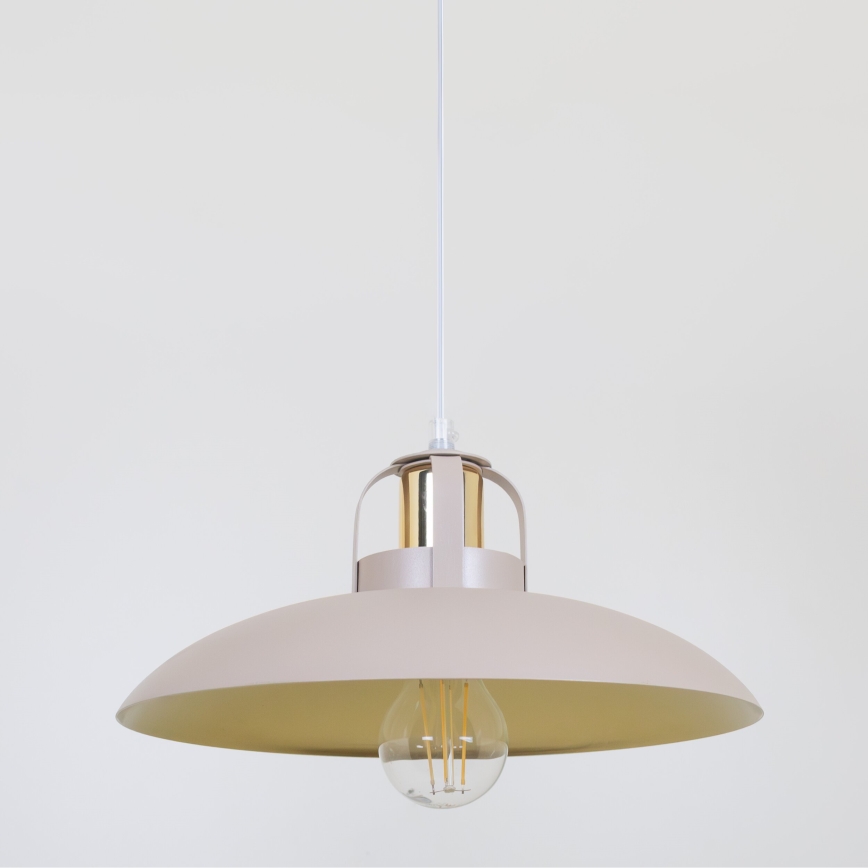 Brilagi - Candeeiro suspenso FLAMENGO 1xE27/60W/230V bege