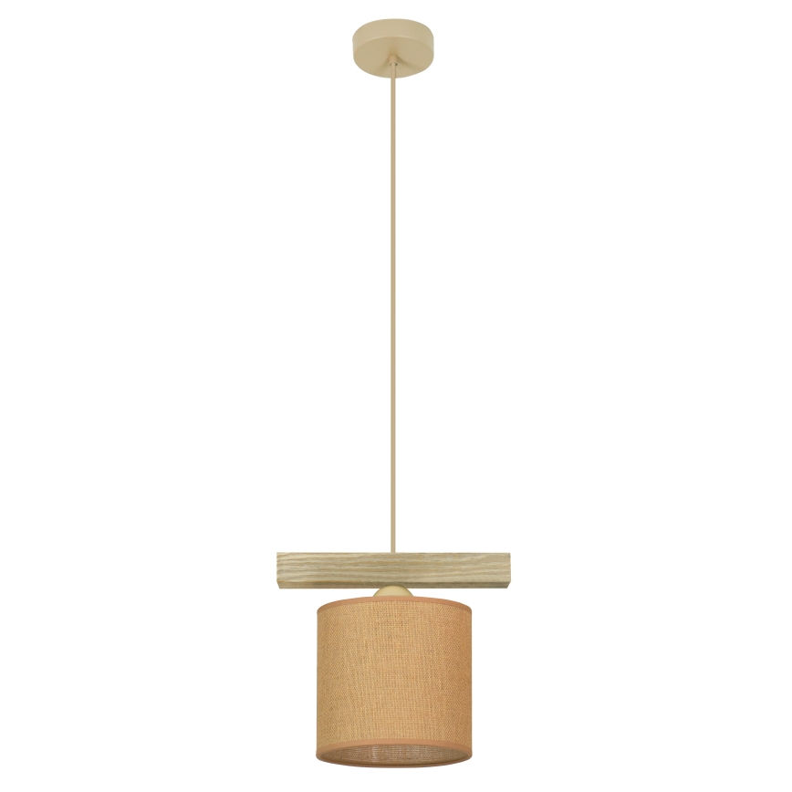 Brilagi - Candeeiro suspenso FOREST 1xE27/15W/230V pinho/castanho