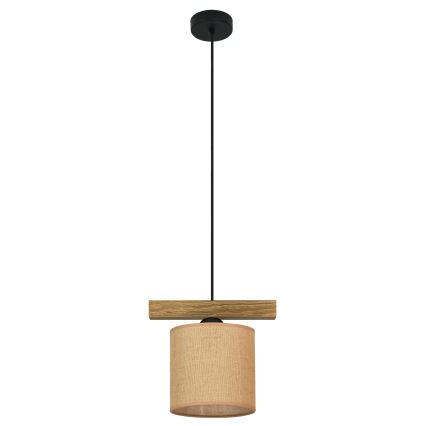 Brilagi - Candeeiro suspenso FOREST 1xE27/15W/230V pinho/castanho/preto