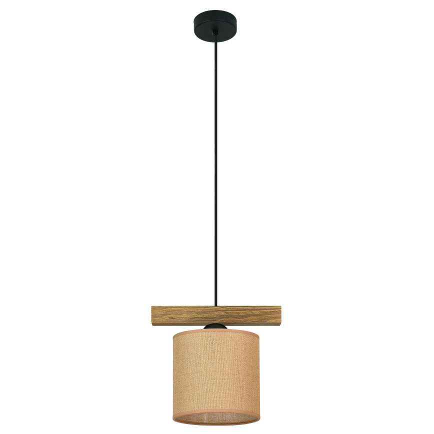 Brilagi - Candeeiro suspenso FOREST 1xE27/15W/230V pinho/castanho/preto