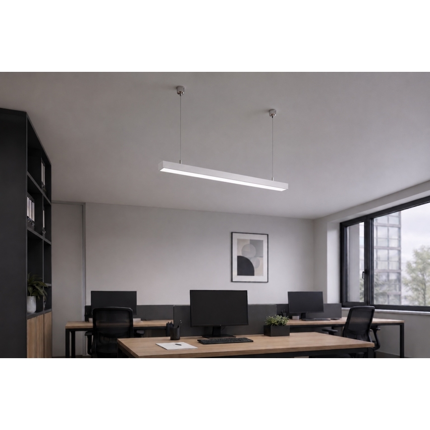Brilagi - Candeeiro suspenso LED FULLDAY LED/10/15/20W/230V 2700/4000/6000K 60 cm branco