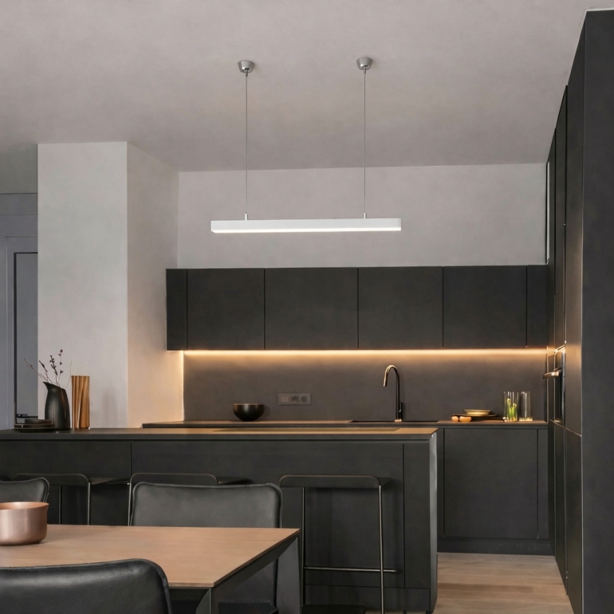 Brilagi - Candeeiro suspenso LED FULLDAY LED/10/15/20W/230V 2700/4000/6000K 60 cm branco