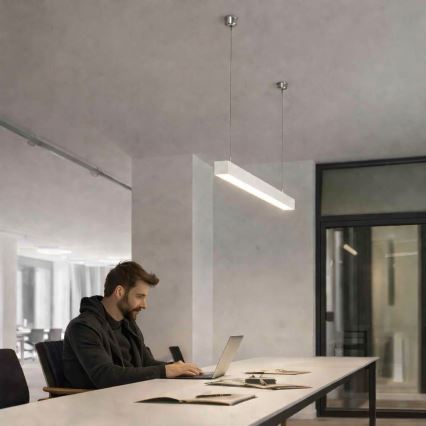 Brilagi - Candeeiro suspenso LED FULLDAY LED/10/15/20W/230V 2700/4000/6000K 60 cm branco