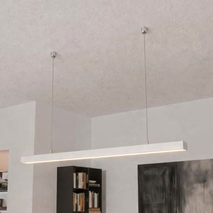 Brilagi - Candeeiro pendente LED FULLDAY LED/30/40/50W/230V 2700/4000/6000K 150 cm branco