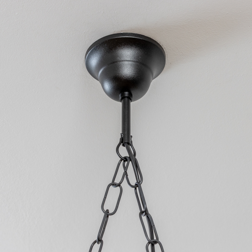 Brilagi - Candeeiro suspenso KOS 2xE27/60W/230V faia