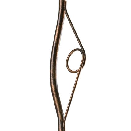 Brilagi - Candeeiro suspenso LED ANTICO 1xE27/60W/230V bronze pátina