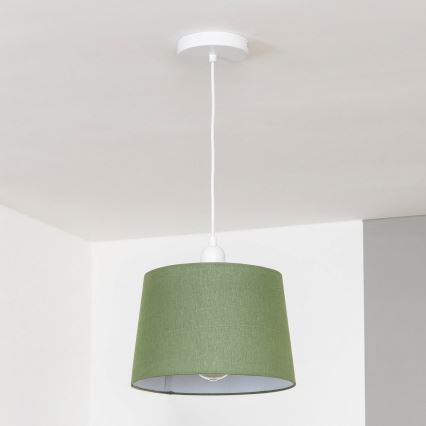 Brilagi - Candeeiro suspenso LED CERIA com cabo, 1xE27/40W/230V, Ø 30 cm, verde