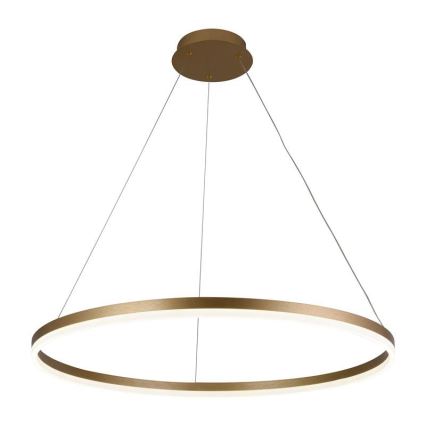 Brilagi - Candeeiro suspenso LED com regulação CIRCLE LED/55W/230V 3000-6500K dourado + comando