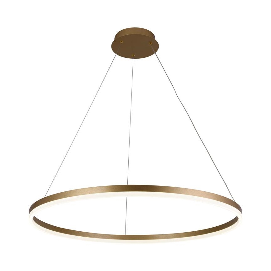 Brilagi - Candeeiro suspenso LED com regulação CIRCLE LED/55W/230V 3000-6500K dourado + comando