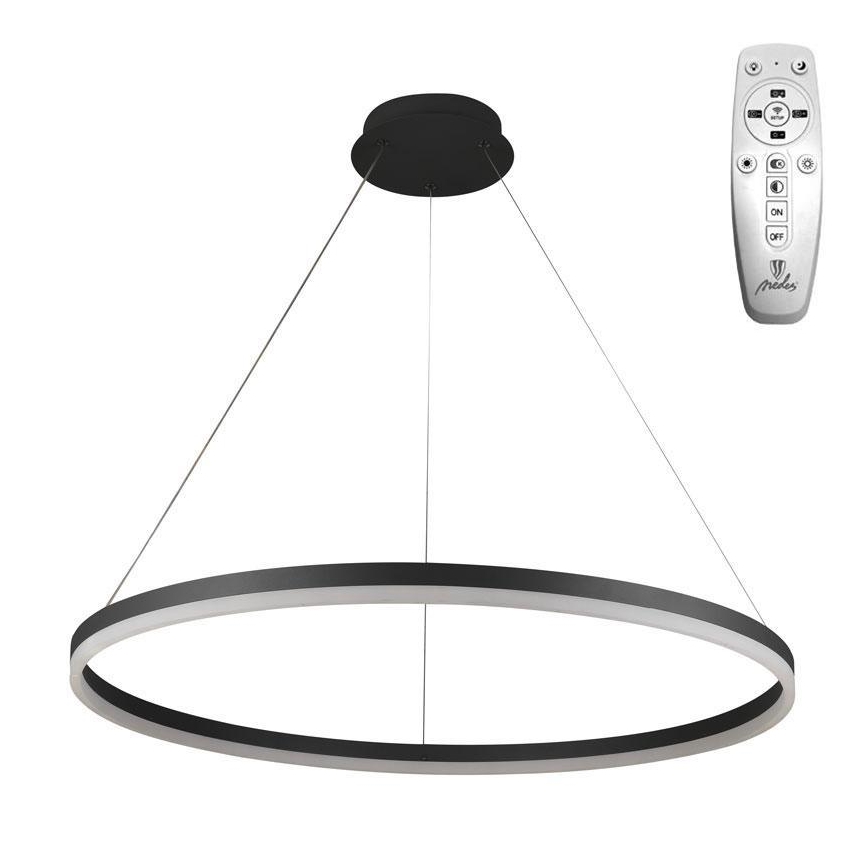 Brilagi - Candeeiro suspenso LED com regulação CIRCLE LED/55W/230V 3000-6500K preto + comando