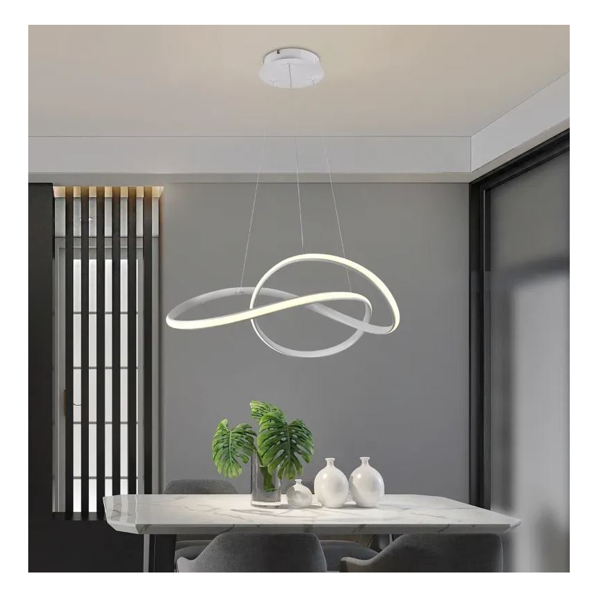 Brilagi - Candeeiro suspenso LED com regulação COSMOWAVE LED/70W/230V 3000-6500K branco + comando