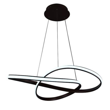 Brilagi - Candeeiro suspenso LED com regulação COSMOWAVE LED/70W/230V 3000-6500K castanho + comando