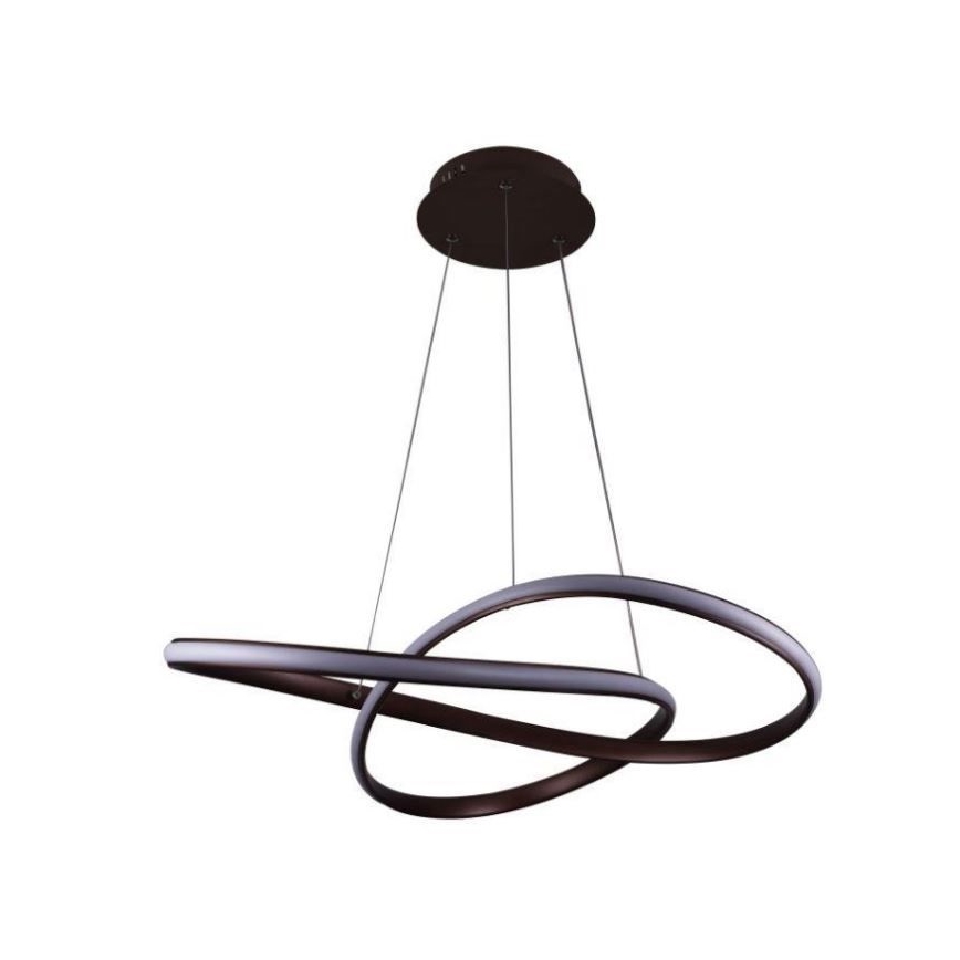 Brilagi - Candeeiro suspenso LED com regulação COSMOWAVE LED/70W/230V 3000-6500K castanho + comando