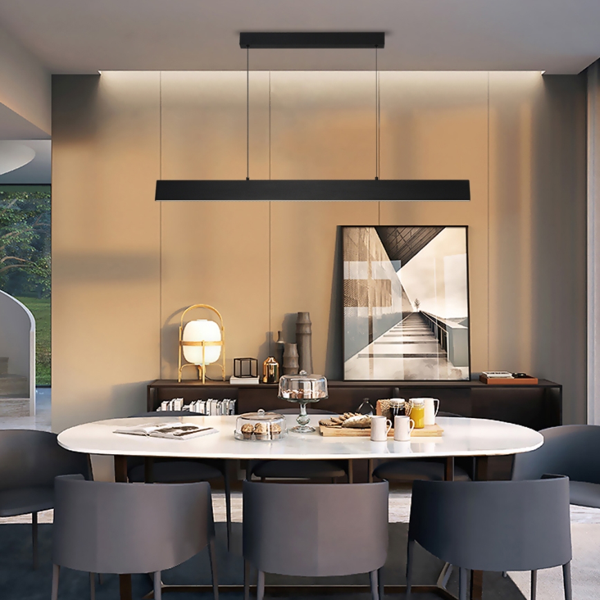 Brilagi - Candeeiro suspenso LED com regulação SLIMLINE LED/40W/230V 3000-6000K preto + comando