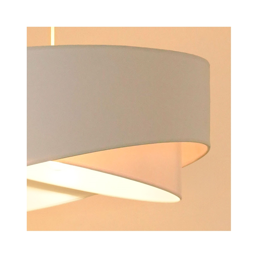 Brilagi - Candeeiro suspenso LED LYRA 1xE27/15W/230V branco