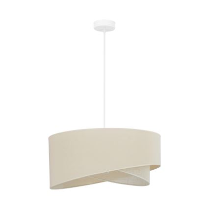 Brilagi - Candeeiro suspenso LED LYRA 1xE27/15W/230V creme