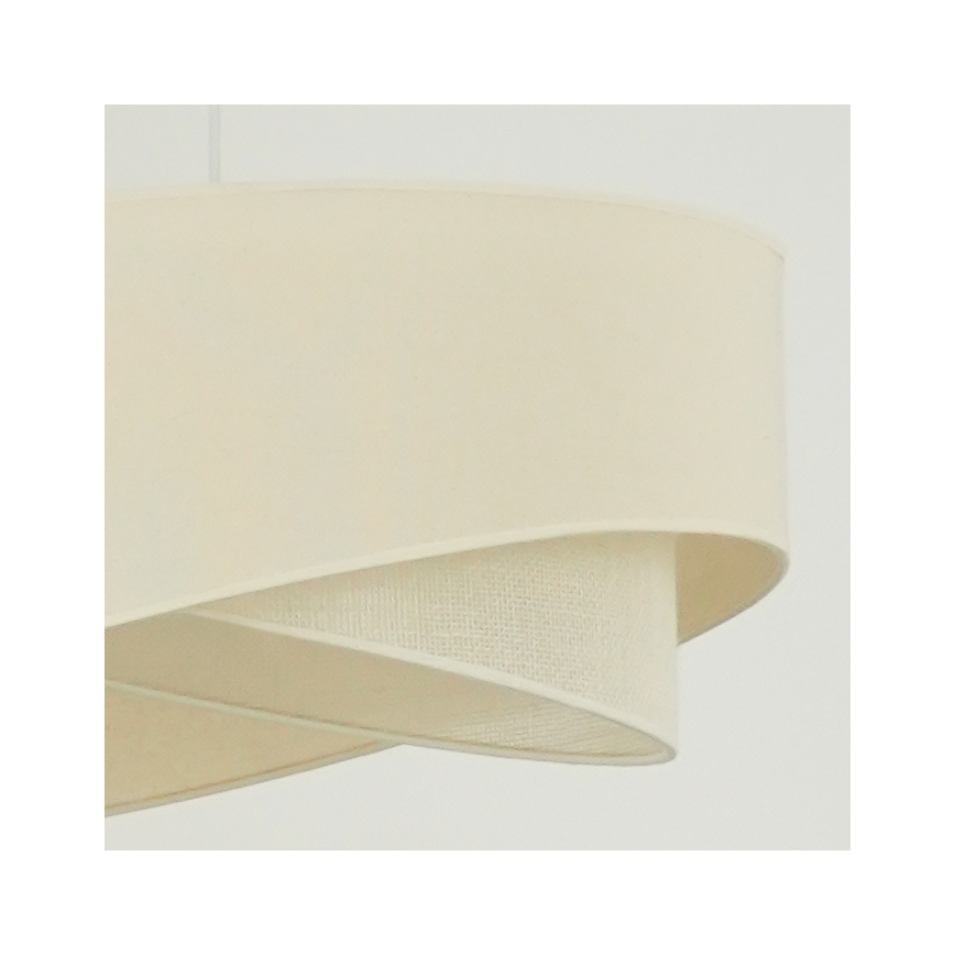 Brilagi - Candeeiro suspenso LED LYRA 1xE27/15W/230V creme