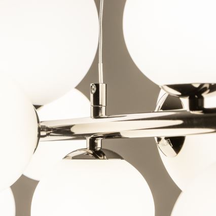 Brilagi - Candeeiro suspenso LED MILLA 10xG9/3W/230V cromado brilhante/branco