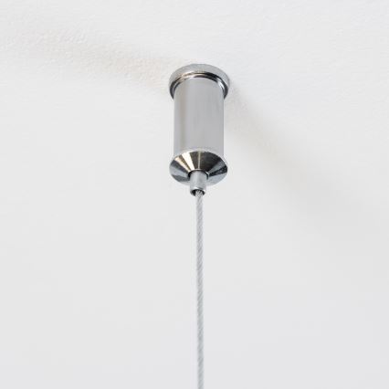 Brilagi - Candeeiro suspenso LED MILLA 15xG9/3W/230V dourado/fumado