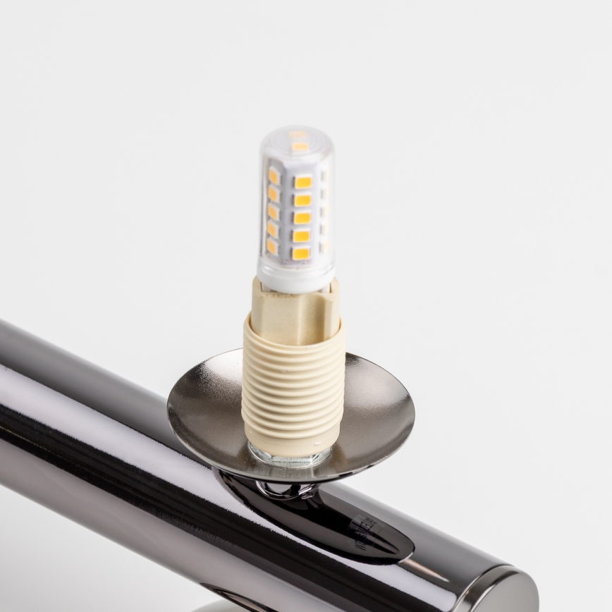 Brilagi - Candeeiro suspenso LED MILLA 6xG9/3W/230V cromado brilhante/branco