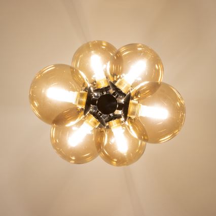 Brilagi - Candeeiro suspenso LED MILLA 6xG9/3W/230V cromado brilhante/dourado