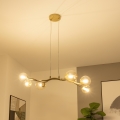 Brilagi - Candeeiro suspenso LED MISTEL 6xG9/3W/230V dourado