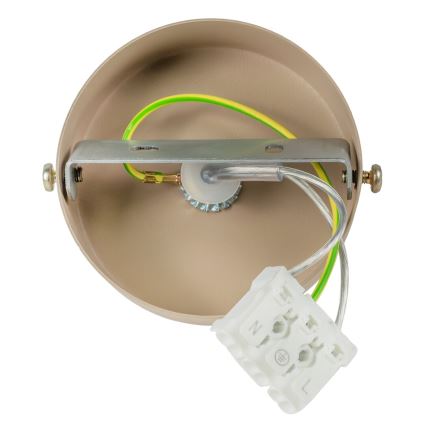 Brilagi - Candeeiro suspenso POKER 1xGU10/25W/230V bege/dourado