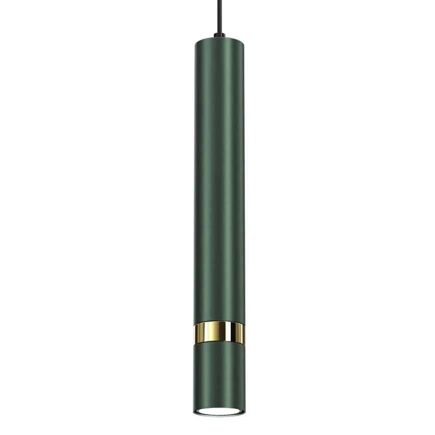 Brilagi - Candeeiro suspenso POKER 1xGU10/25W/230V verde/dourado
