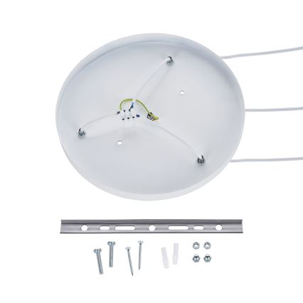 Brilagi - Candeeiro suspenso por cabo WABI SABI 3xE27/40W/230V Ø 76 cm branco