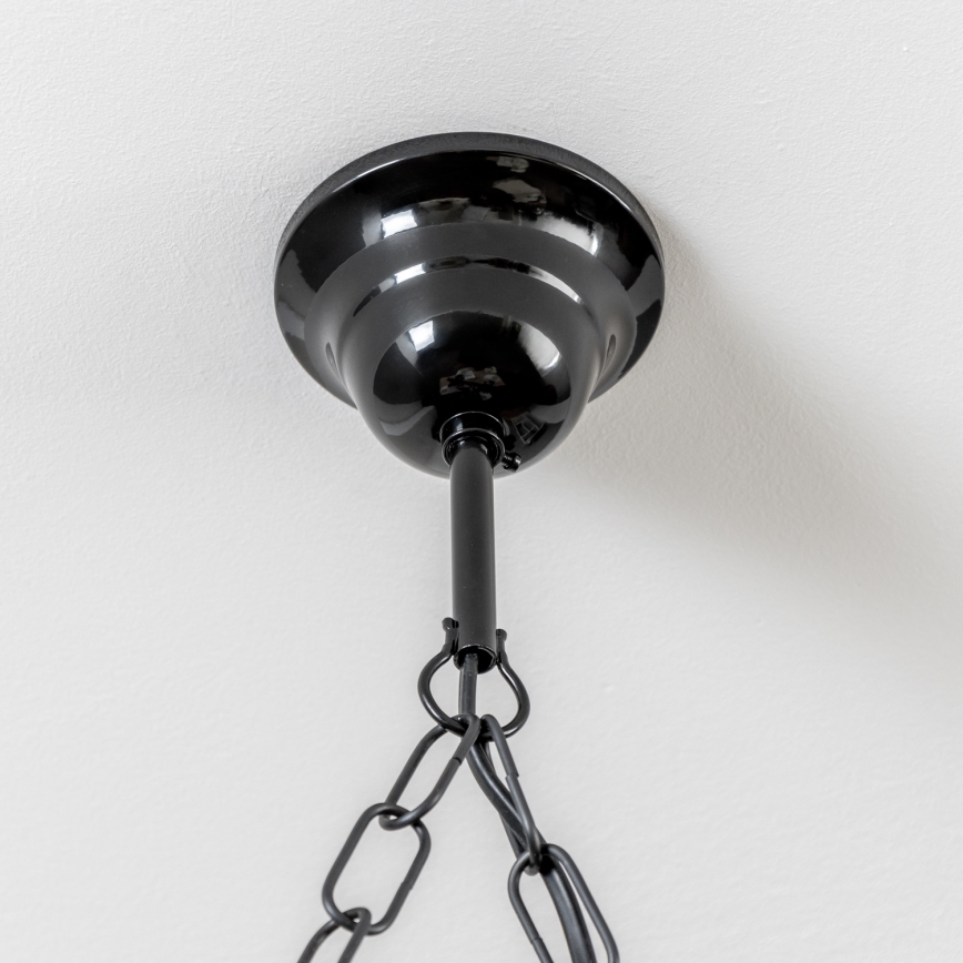 Brilagi - Candeeiro suspenso QUEEN 4xE14/40W/230V faia