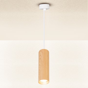 Brilagi - Candeeiro suspenso SELE 1xGU10/30W/230V branco/castanho
