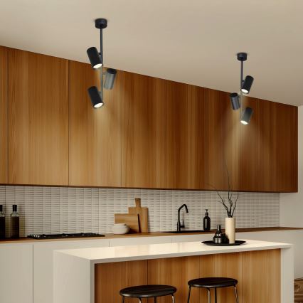 Brilagi - Candeeiro suspenso SELE VERTICAL 3xGU10/30W/230V preto