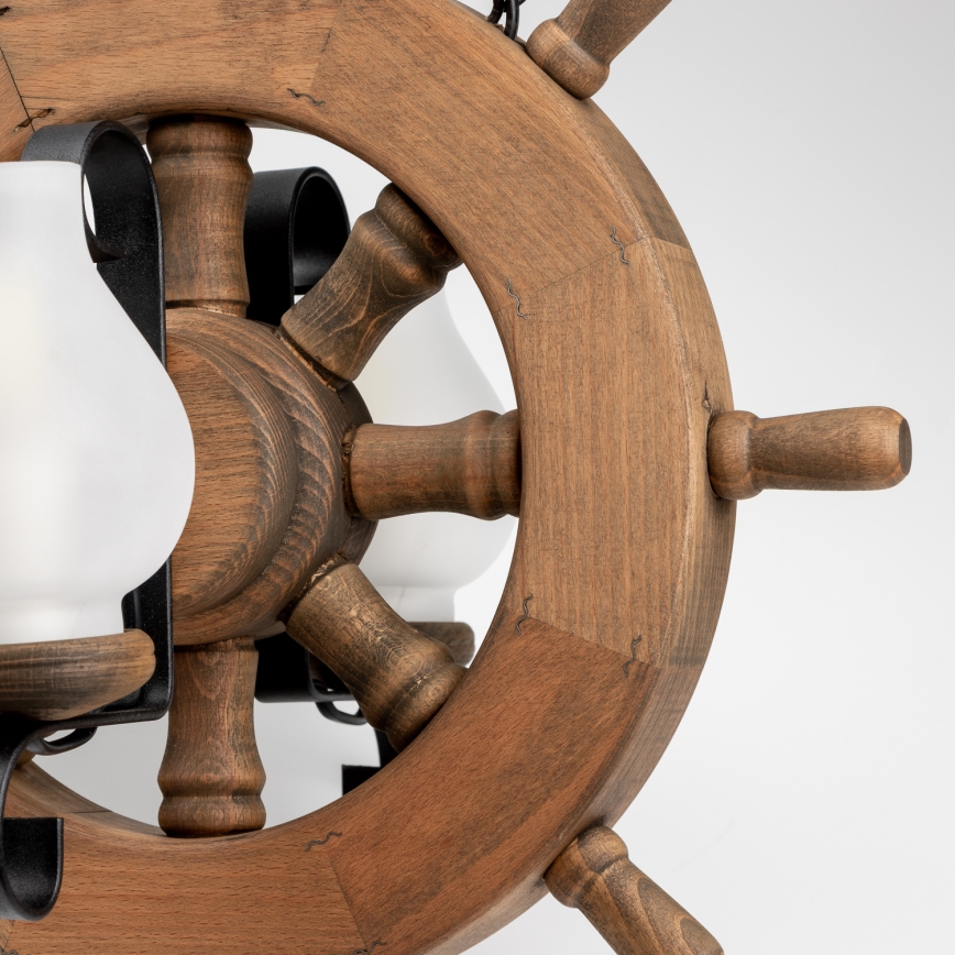 Brilagi - Candeeiro suspenso TIMONA 2xE14/40W/230V faia