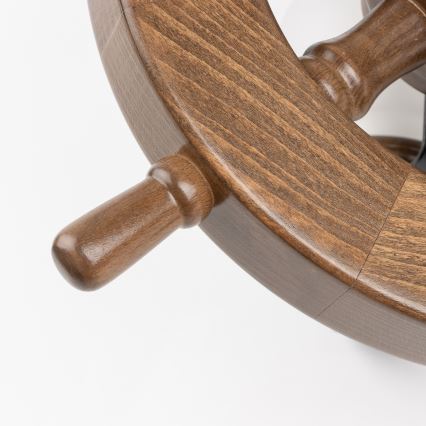 Brilagi - Candeeiro suspenso TIMONA 2xE14/40W/230V faia/nogueira