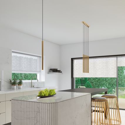 Brilagi - Candelabro suspenso LED DRIFA 1xG9/4W/230V dourada