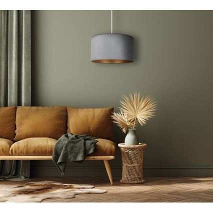 Brilagi - Candelabro suspenso VELVET 1xE27/40W/230V menta/dourado