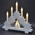 BRILAGI - Castiçal de Natal LED 5xLED/2xAA branco