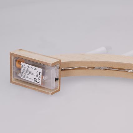 Brilagi - Castiçal de Natal LED 7xLED/2xAA 28x45 cm