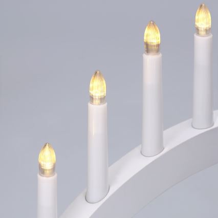 BRILAGI - Castiçal de Natal LED 7xLED/2xAA branco