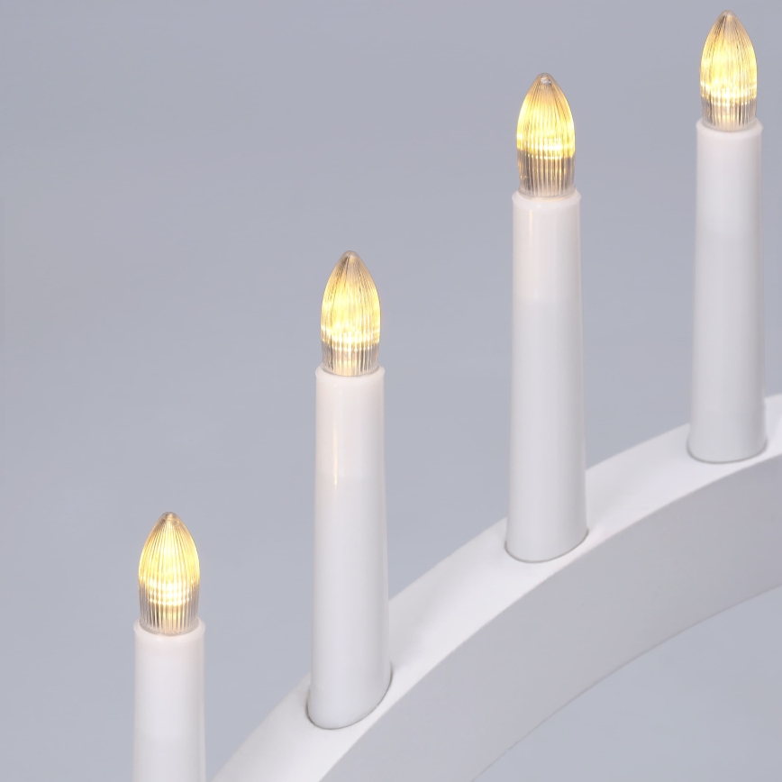 BRILAGI - Castiçal de Natal LED 7xLED/2xAA branco