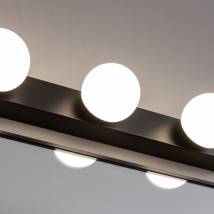 BRILAGI - Conjunto 2x LED candeeiro de parede para casa de banho HOLLYWOOD 3xLED/3W/230V 39 cm IP44 preto