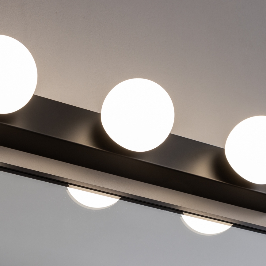 BRILAGI - Conjunto 2x LED candeeiro de parede para casa de banho HOLLYWOOD 3xLED/3W/230V 39 cm IP44 preto