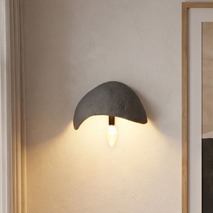Brilagi - Conjunto de 2 apliques de parede WABI SABI 1xE14/40W/230V cinzento