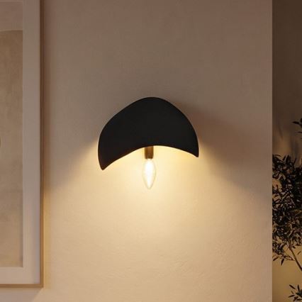 Brilagi - Conjunto de 2 apliques de parede WABI SABI 1xE14/40W/230V preto