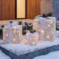 BRILAGI - Conjunto de 3 LEDs de decoração de Natal para exterior LED/230V IP44 presentes
