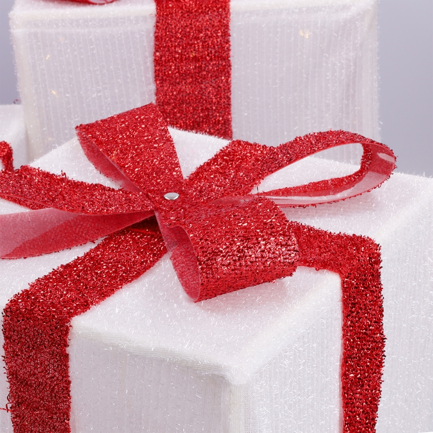 Brilagi - Conjunto de 3 LEDs Decoração de Natal para exterior LED/2,6W/3xAA IP44 presentes