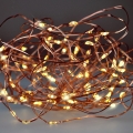 Brilagi - Cordão de luzes LED, 100 LEDs, 3xAA, 10 m, branco quente