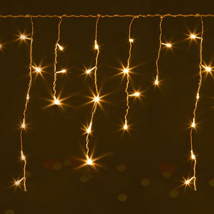 Brilagi - Cordão de luzes LED para exterior 400 LEDs/8 funções 23x0,6m IP44 branco quente