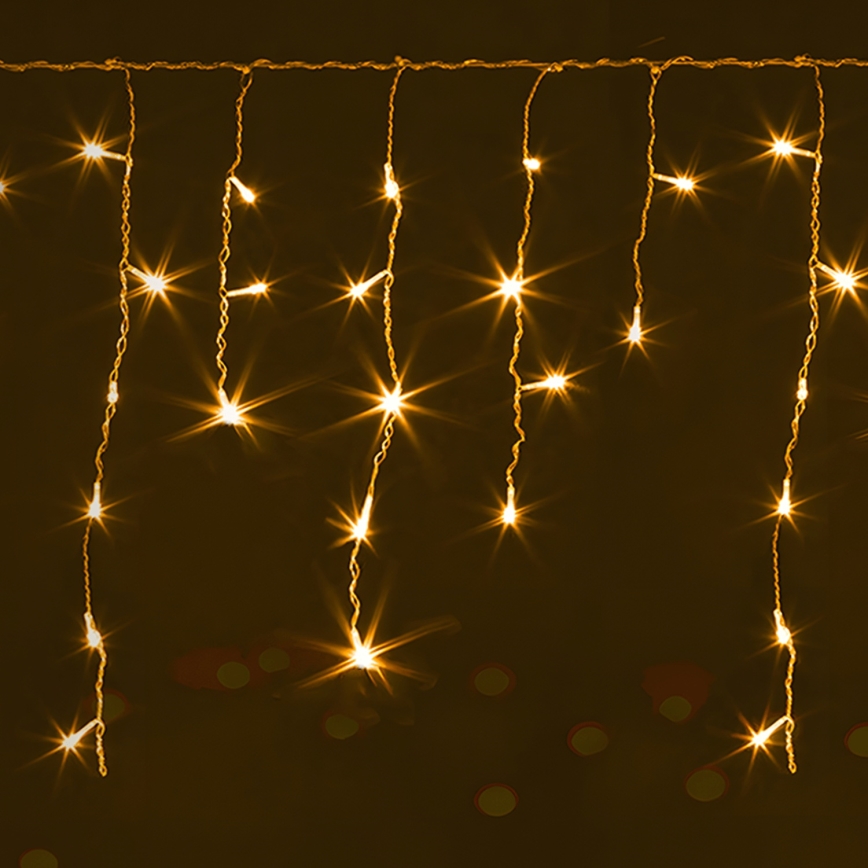Brilagi - Cordão de luzes LED para exterior 400 LEDs/8 funções 23x0,6m IP44 branco quente